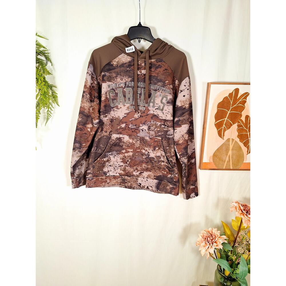 Cabela's Men's Camouflage Pullover Sweater Size Medium